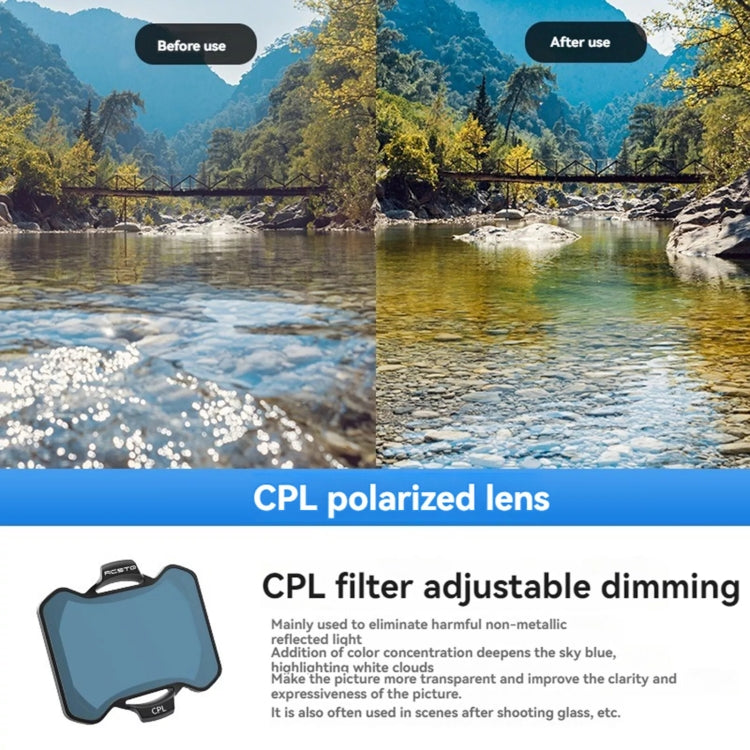 Til DJL Avata RCSTQ Krydsningsmaskine Filter Beskyttelsesspejl Tilbehør, UV, CPL, ND8, ND16, ND32, ND64, UV+CPL+ND8, ND8+ND16+ND32+ND64, UV+CPL+ND8+ND16+ND32+ND64
