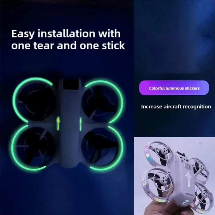 DJI Neo Luminous Stickers - Lysende klistermærker til DJI Neo droner