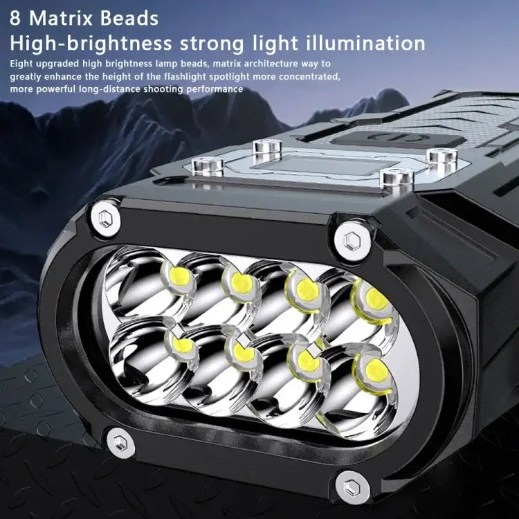 Mini Keychain Flashlight Magnet with LCD Display