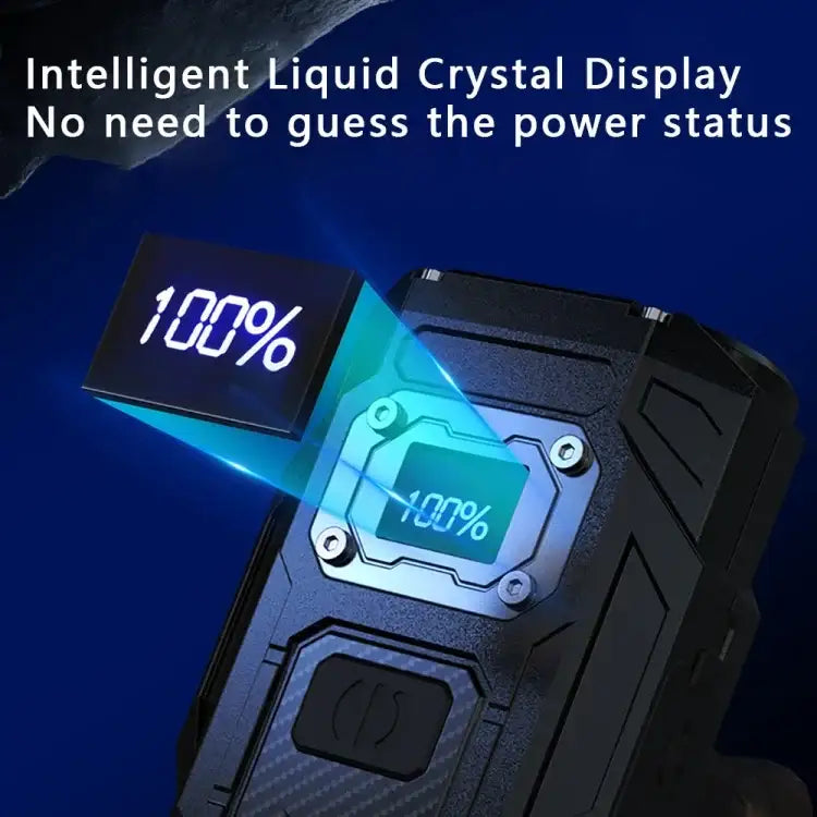 Mini Keychain Flashlight Magnet with LCD Display