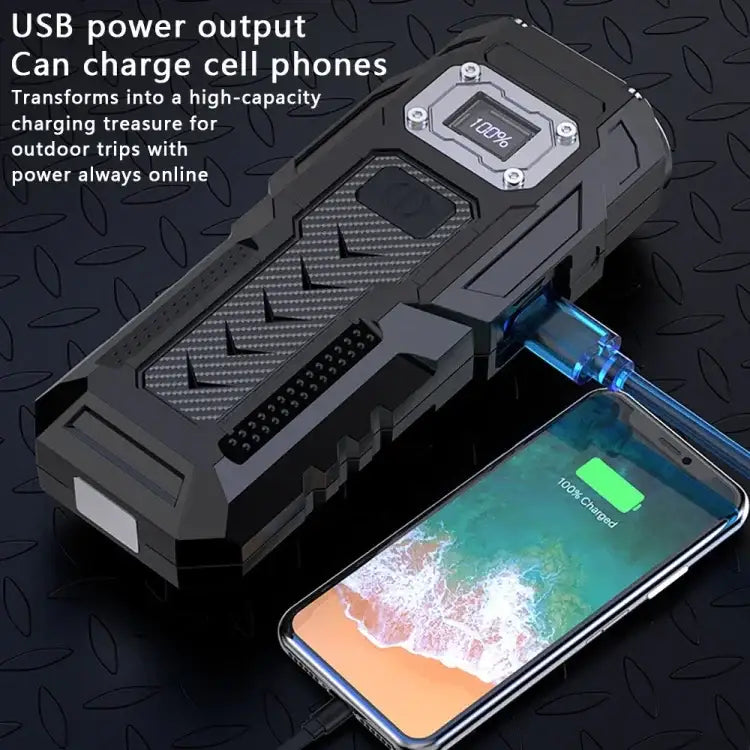 Mini Keychain Flashlight Magnet with LCD Display