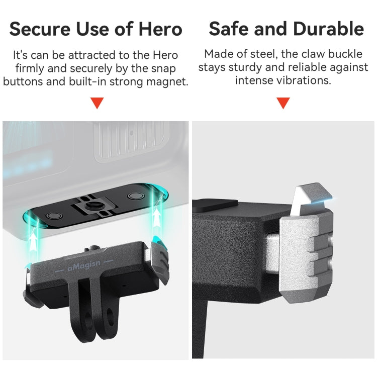 GoPro Hero 13 Magnetisk Montering med Hurtigudløser