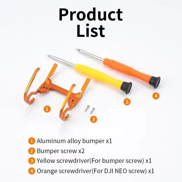 For DJI Neo RCSTQ Aluminum Alloy Crash Bar Convenient Quick Release Protective Stand - Action King