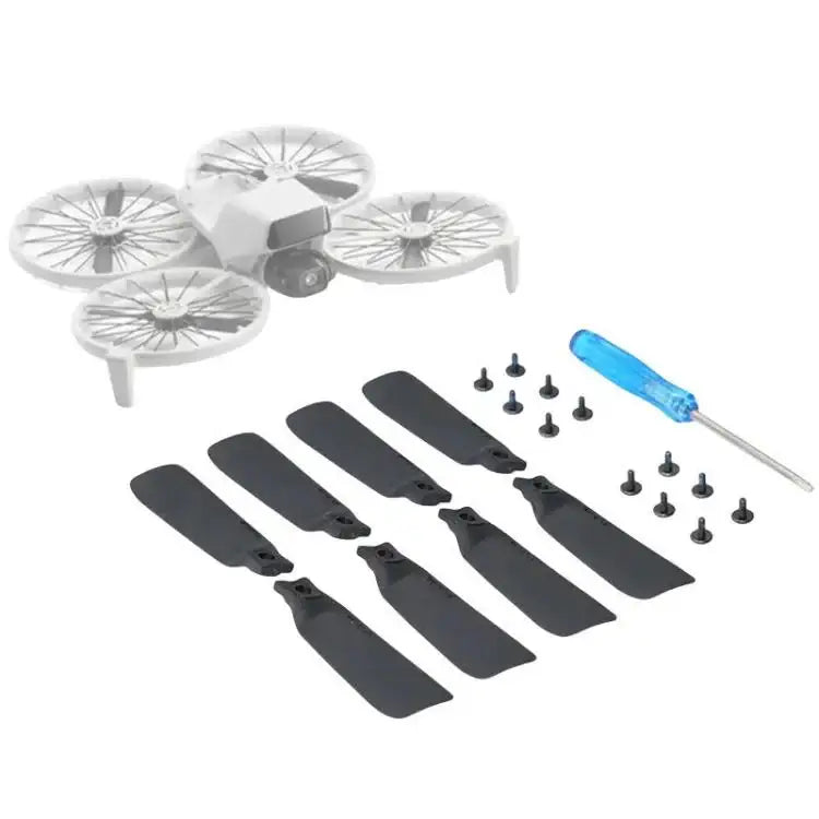 For DJI Flip RCSTQ 8pcs Drone Quick Release Replacement Noise Reduction Paddles - Action King