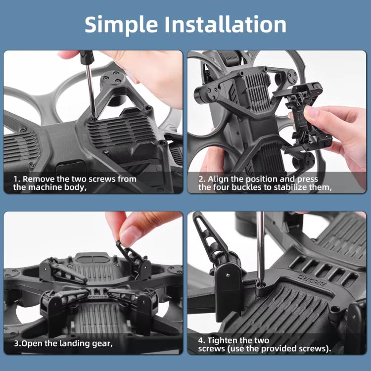 Sammenklappeligt landingsudstyr til DJI Avata 2