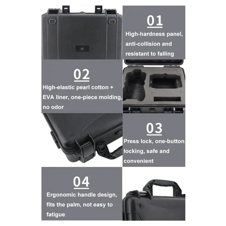For DJI Air 3 Portable Waterproof and Shockproof Drone Storage Box Safety Explosion-proof Box - Action King