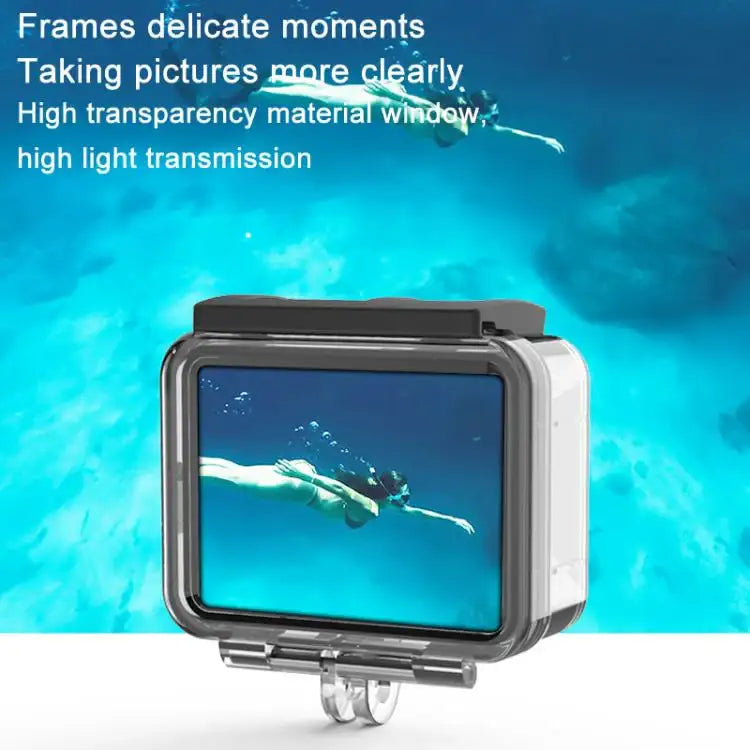 TELESIN For GoPro HERO8 Black 50m Waterproof Protective Case Diving Case Sports Camera Accessories - Action King