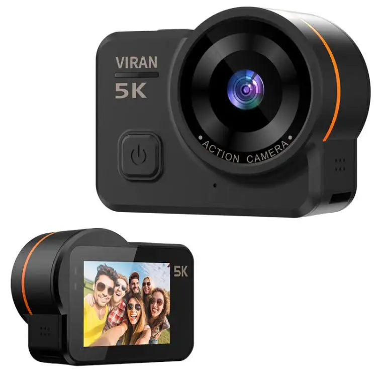 VIRAN V10 actionkamera med 5K-upplösning och anti-shake-funktion filmar imponerande action.
