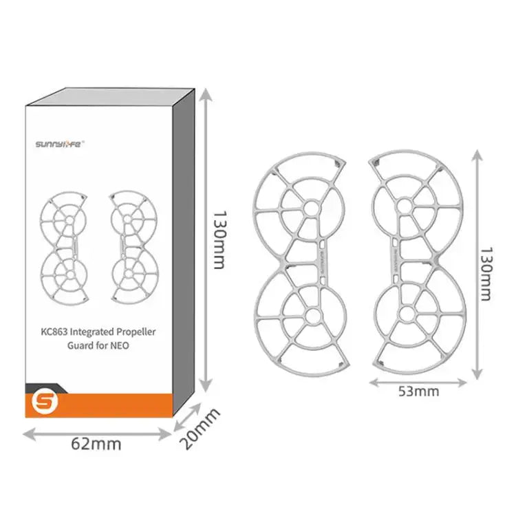 Propellerskydd för DJI Mini 4:s propellrar ger säker flygning & skyddar mot skador. Enkel installation.