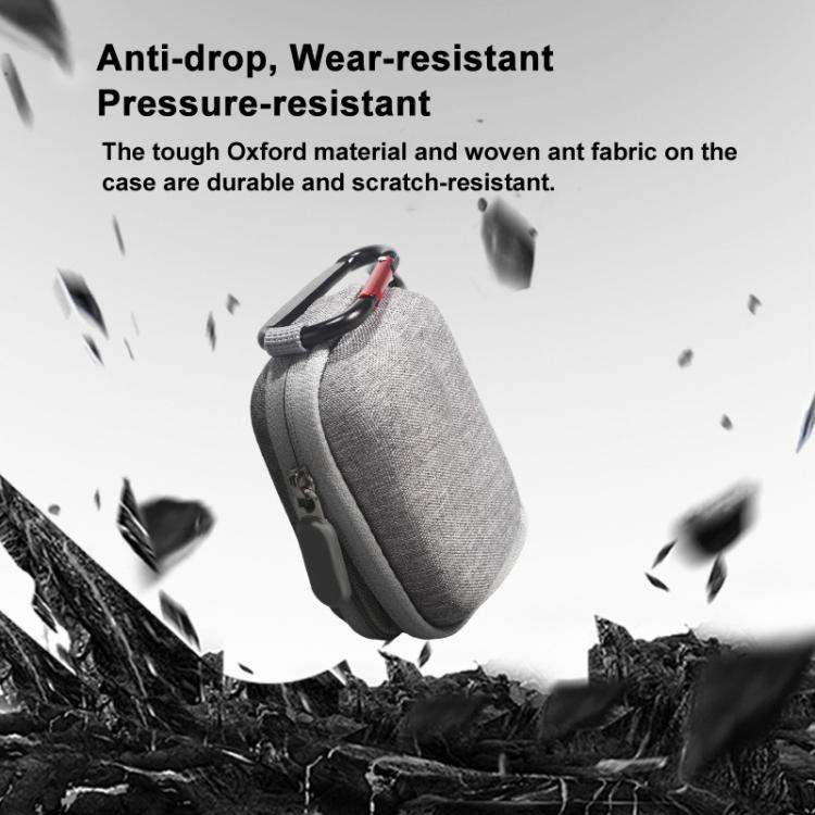 For Insta360 GO Ultra Carrying Case Shockproof EVA Portable Travel Storage Bag With Carabiner Clip - Action King