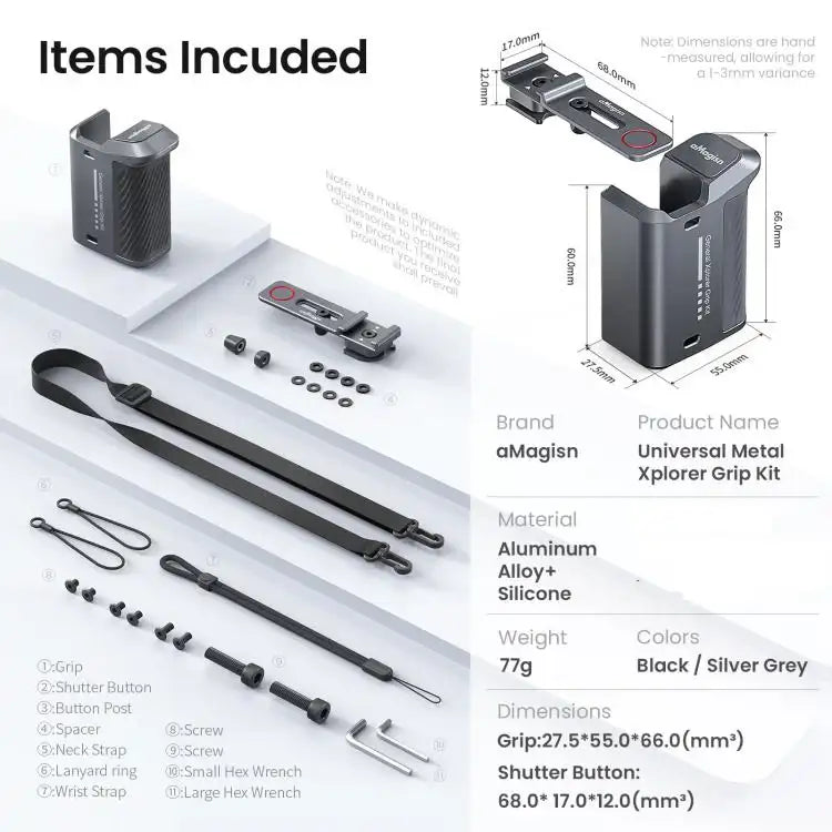 Kameragreb til actionkameraer – optimal stabilitet