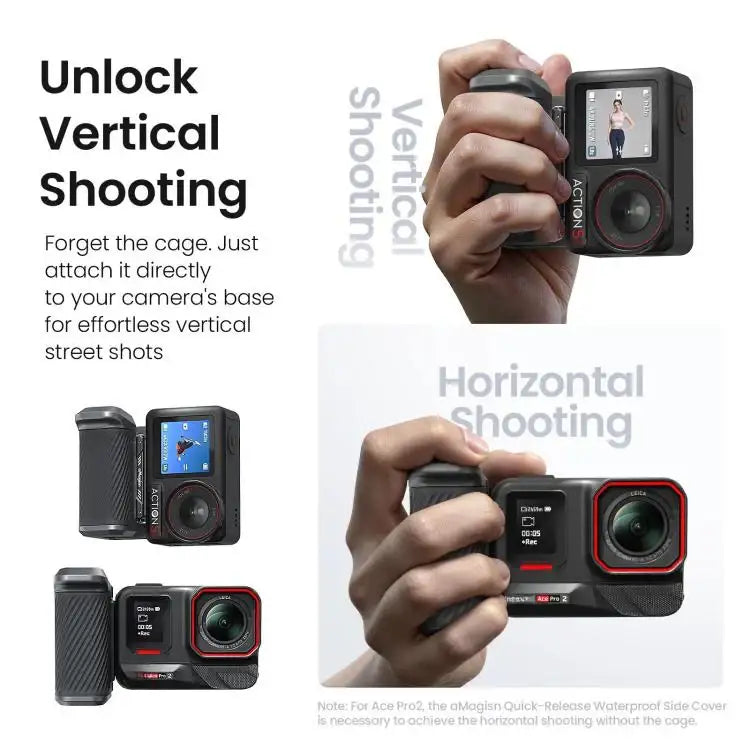 Kameragreb til actionkameraer – optimal stabilitet