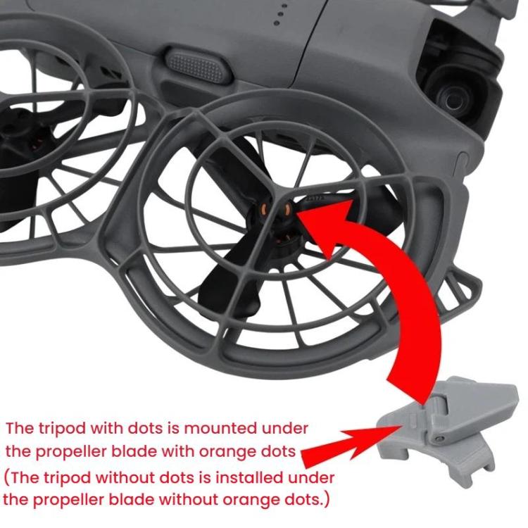 DJI Neo 2 Landningsställ med Fällbara Ben – Förbättrar stabilitet & skyddar drönaren vid landning.