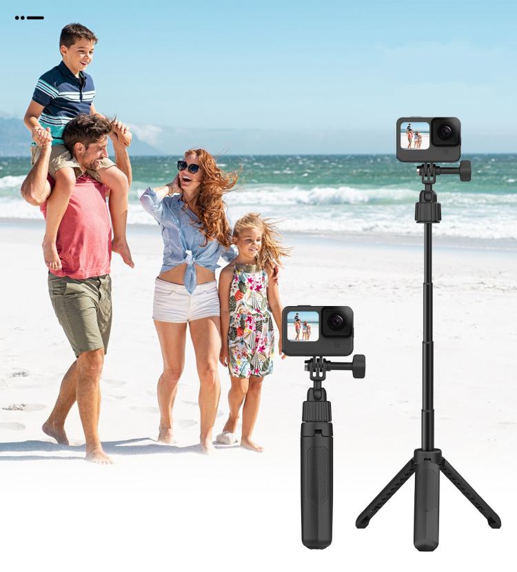 Stabiliser dine optagelser med et mini-actionkamera med stativ