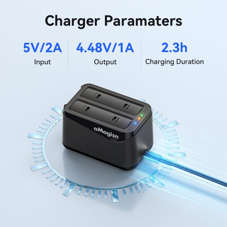 Dobbelt batterioplader til Insta360 X4