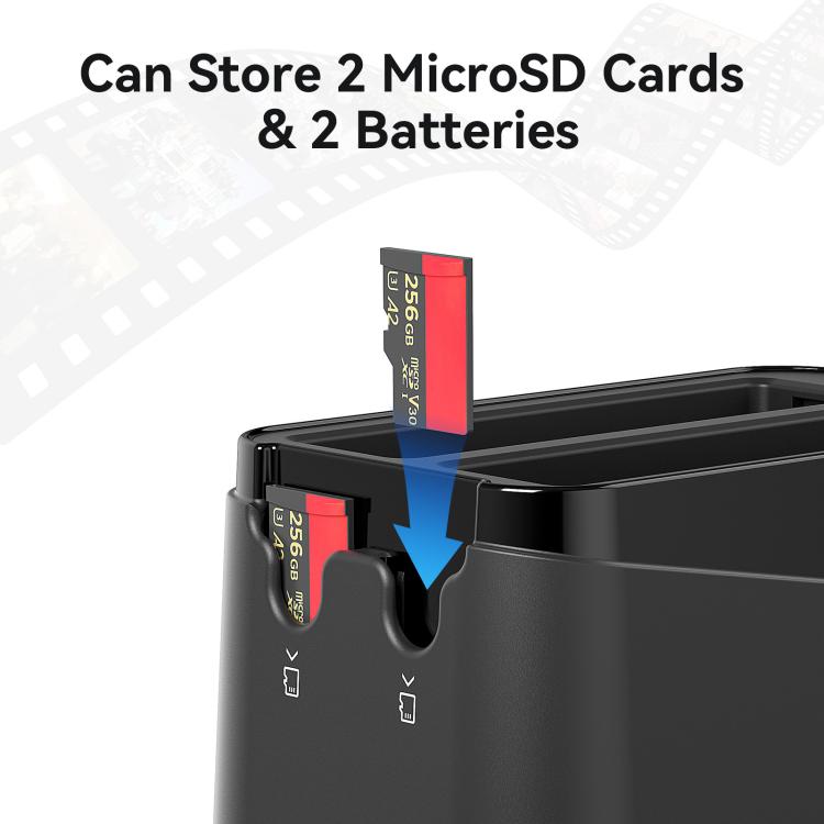 Dobbelt batterioplader til Insta360 X4