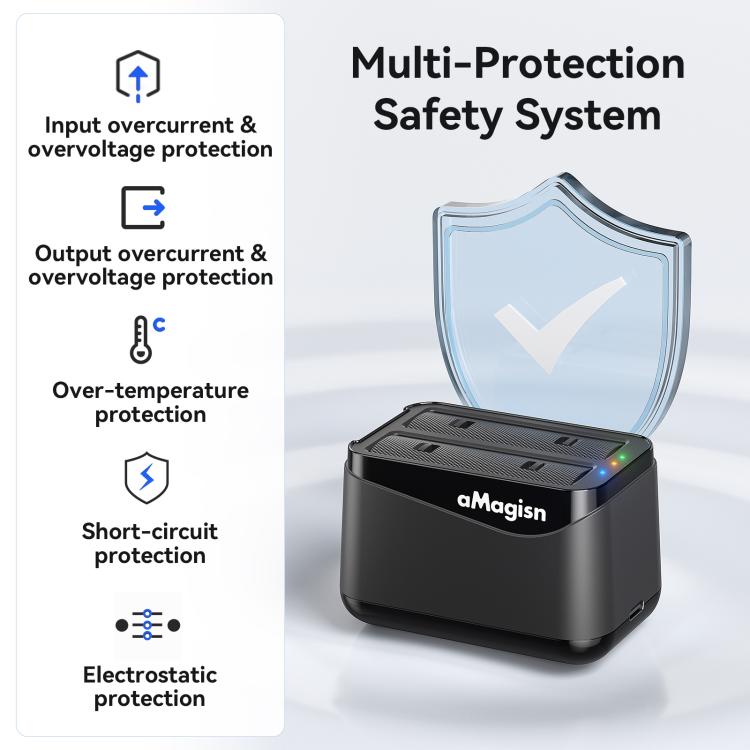 Dobbelt batterioplader til Insta360 X4