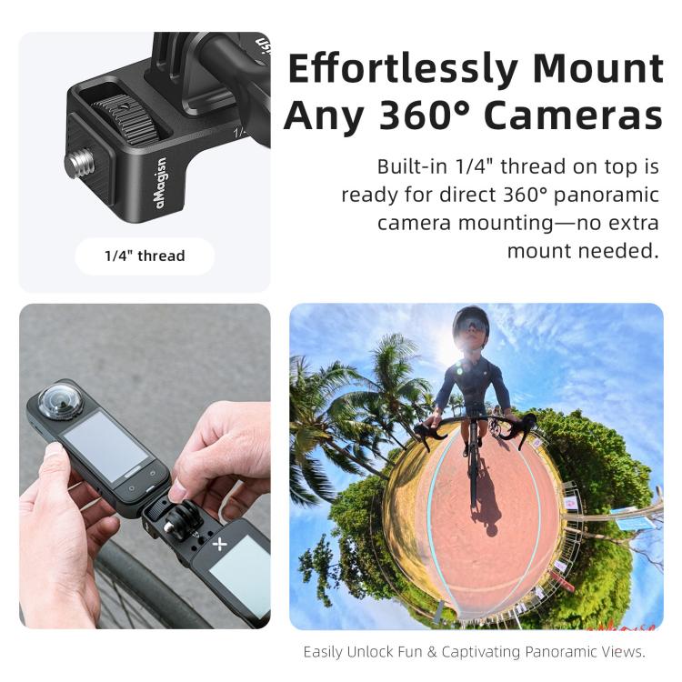 Sikr dit eventyr med et cykelholder til actionkameraer