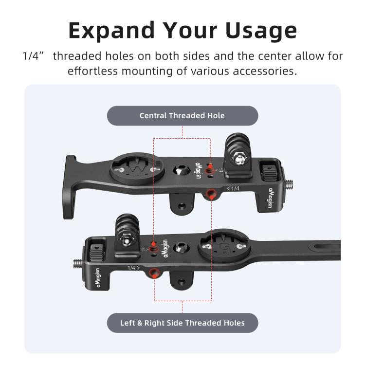 Actionkamera cykelfäste: fäst din actionkamera säkert på cykeln för dina äventyr.