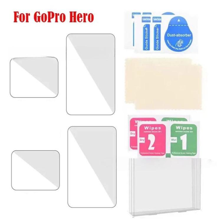 GoPro HERO 4K 2024 - Hærdet skærm- og linsebeskytter