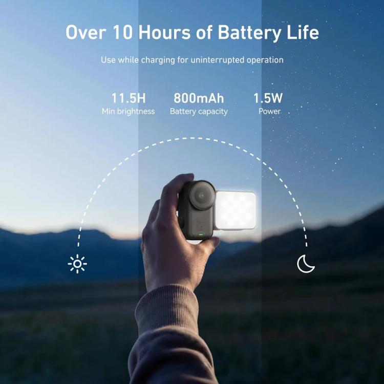 Telesin Magnetisk Belysning til DJI Osmo Action 6