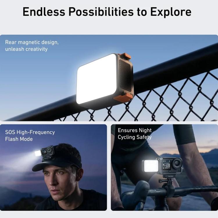 Telesin Magnetisk Belysning til DJI Osmo Action 6