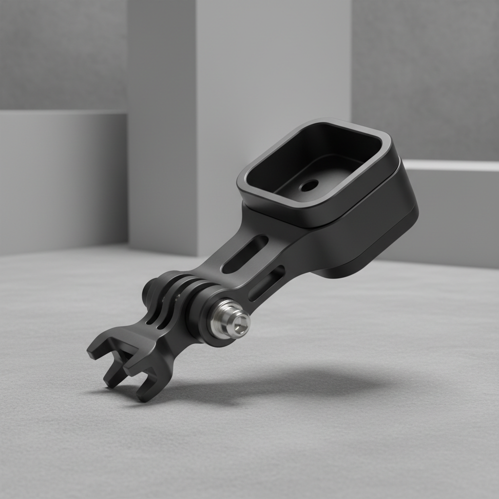 Adapter Osmo Pocket 2 till GoPro-fäste och 1/4" skruvfäste inkl. låsskruv (Produktbild (vinkel))